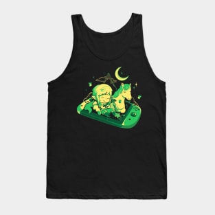 Chilling Hero - Cute Lazy Geek Gift Tank Top